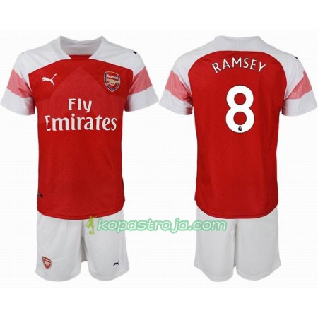 Billiga Fotbollströjor Arsenal RAMSEY 8 Barn Hemma tröja 2018/19 Kortärmad